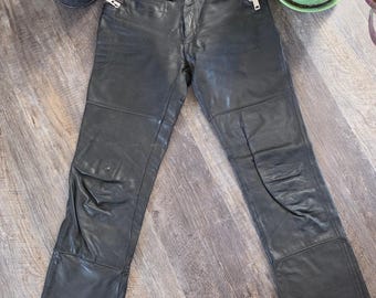 Vintage Hein Gericke Leather Biker Pants