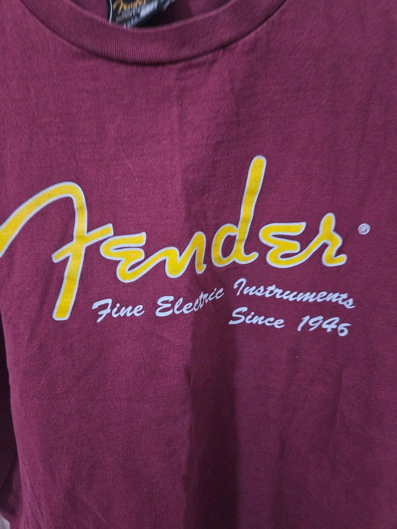 Camisa vintage Fender fabricada en EE. UU. talla XL imagen 2