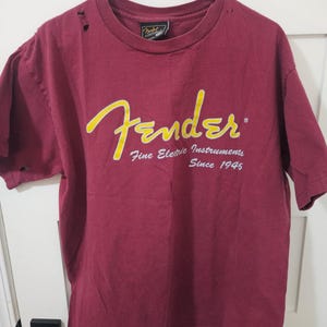 Camisa vintage Fender fabricada en EE. UU. talla XL imagen 1