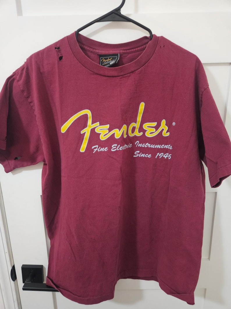 Camisa vintage Fender fabricada en EE. UU. talla XL imagen 1