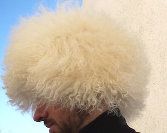 Cappello Papakha Khabib Nurmagomedov Pelle di pecora naturale