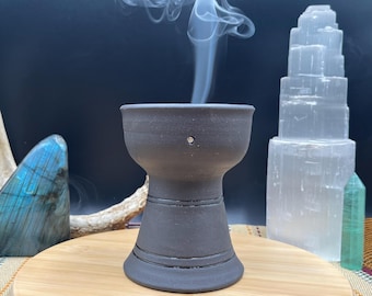 Copalera artesanal / Quemador de incienso / Cuenco de cerámica para sahumerios, rituales y limpiezas