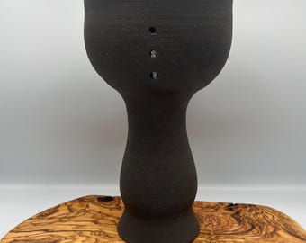 Copalera de cerámica hecha a mano por la abuela / Quemador de incienso extragrande / Cuenco de cerámica para sahumerios, rituales y limpiezas