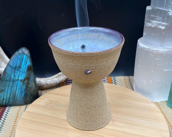 Copalera artesanal / Quemador de incienso / Cuenco de cerámica para sahumerios, rituales y limpiezas