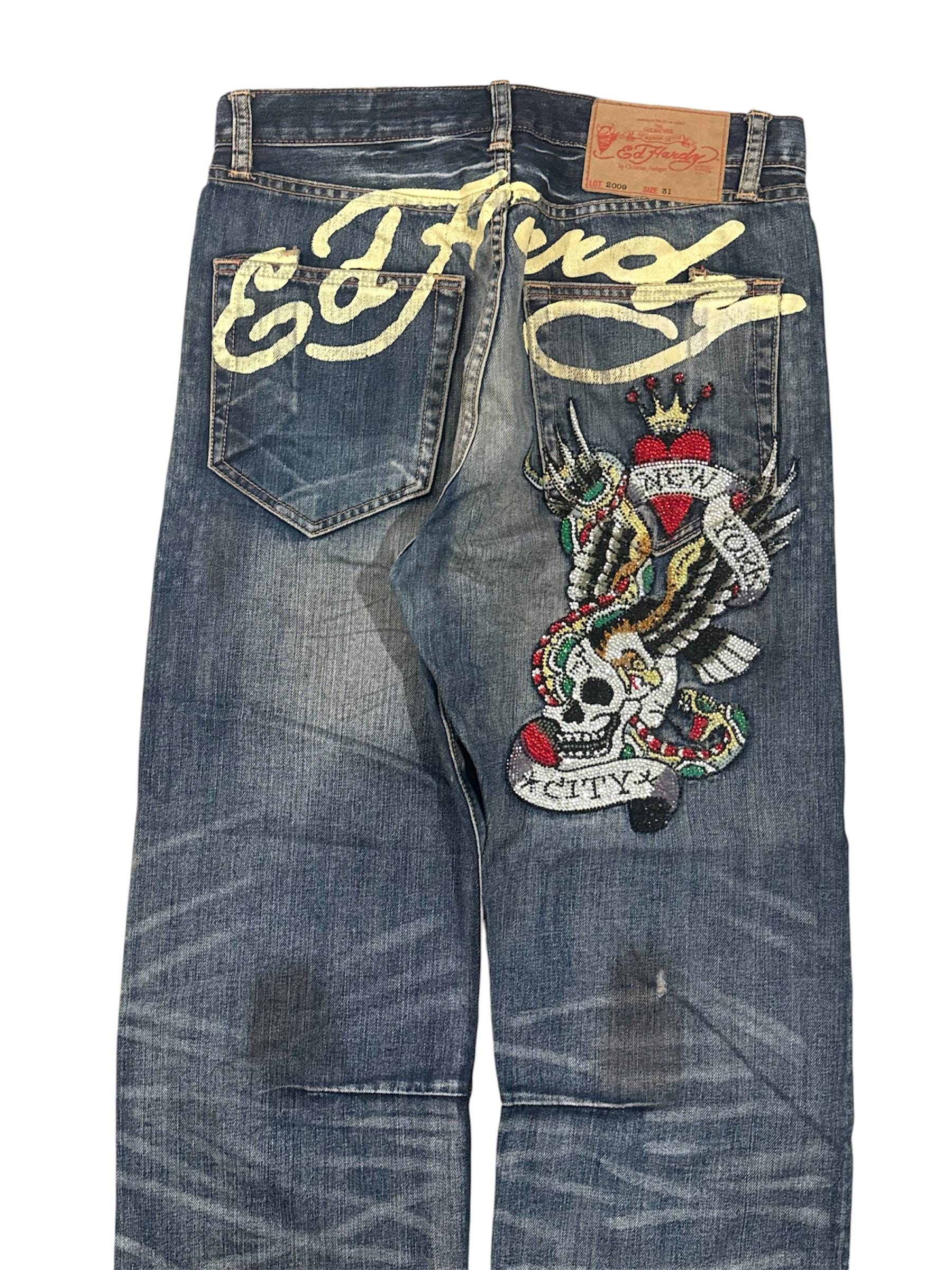 Ed hardy jeans - Etsy 日本