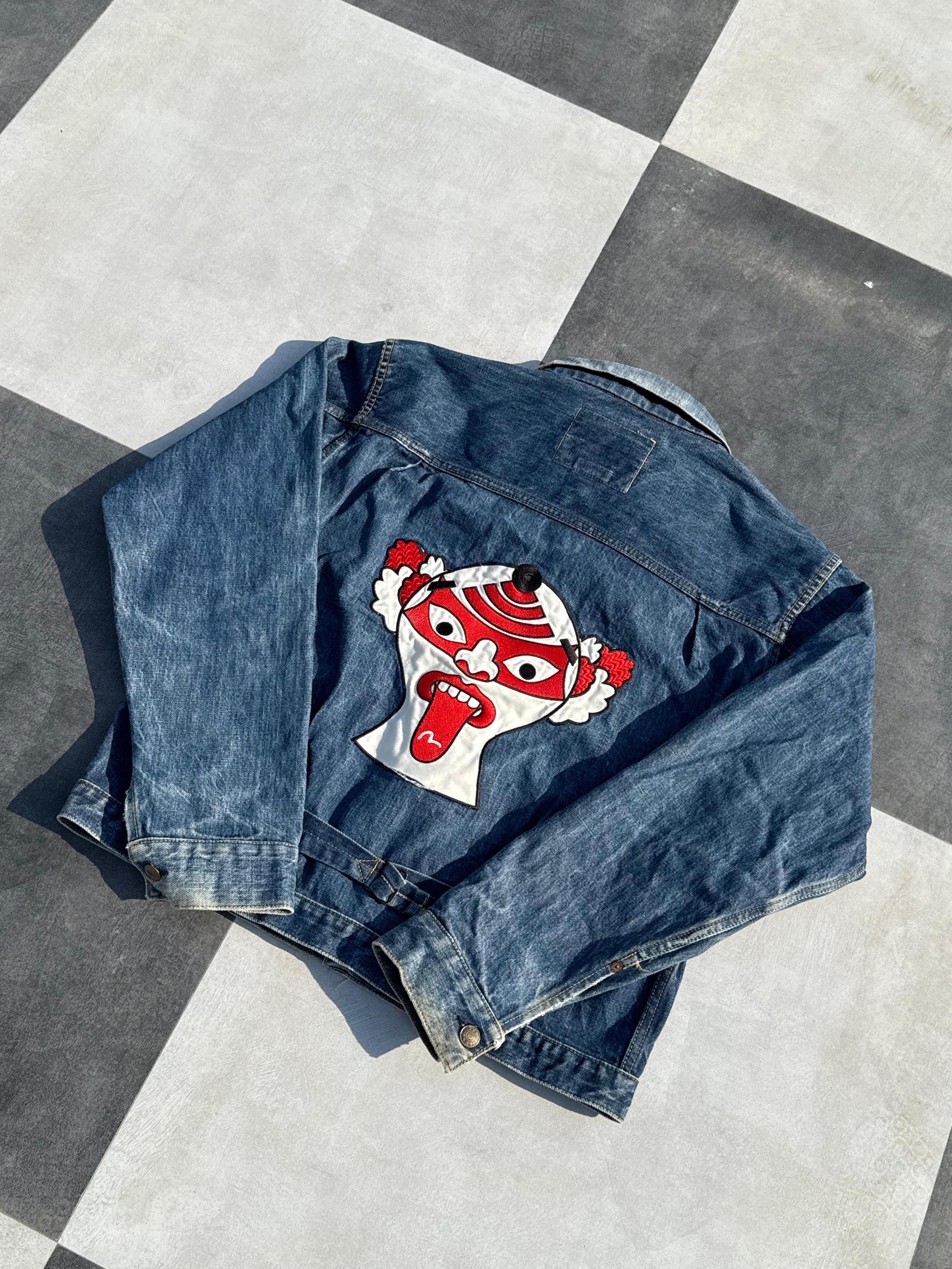EVISU✕YAMANE／Lot1959／ピンク•ビックペイント／W31✕L32 Evisu 