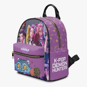 k idols mini backpack Japanese cute sweet girl girl female Korean dopamine sta – Lee Nhi Boutique inspired design based on Rumis yellow jacket Bioworld KPop Demon Hunters Chibi
