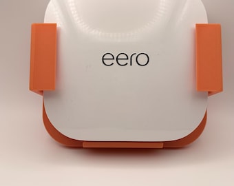 Eero Pro 6E Wall Mount – Clean Slide-In Router Mount – Minimal Mesh WiFi Organizer – PETG - Network Wall Mount