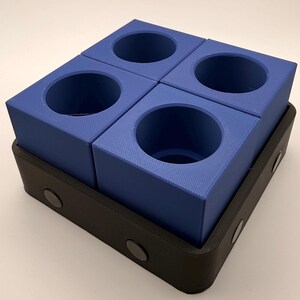 Sistema organizador de micrófonos inalámbricos / Soporta micrófonos de solapa y de mano / Base magnética modular / Listo para eventos y producciones de DJ imagen 11