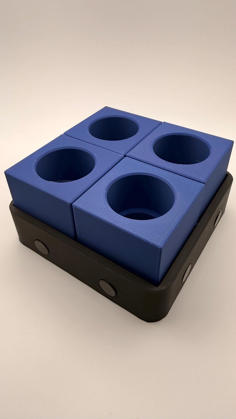 Sistema organizador de micrófonos inalámbricos / Soporta micrófonos de solapa y de mano / Base magnética modular / Listo para eventos y producciones de DJ imagen 11