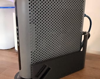 Motorola MB8611 / MB8600 Vertical Stand | Secure Glide-Lock Modem Mount | Wall Mount Bracket