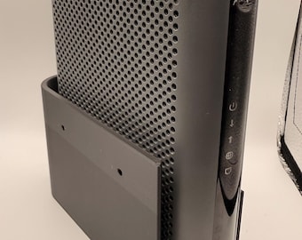 Motorola MB8611 / MB8600 Vertical Stand | Secure Glide-Lock Modem Mount | Wall Mount Bracket