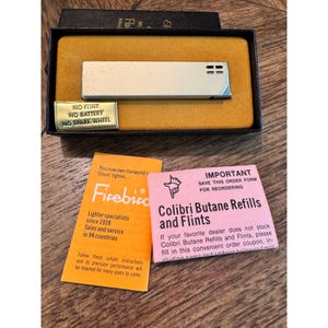 Colibri Vintage Lighter - Etsy