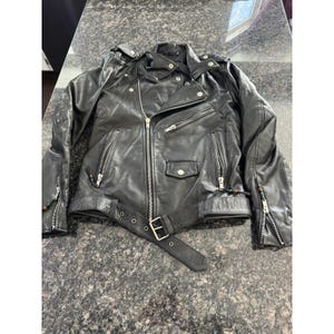 Vintage Perfecto Leather Jacket - Etsy
