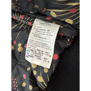 VTG Nike Air Jordan grote bomberjack met volledige ritssluiting en vuurwerk. Pre Loved L afbeelding 7