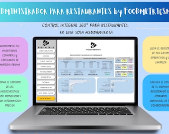 Restaurant Administrator (Excel) by FoodMetricsMX