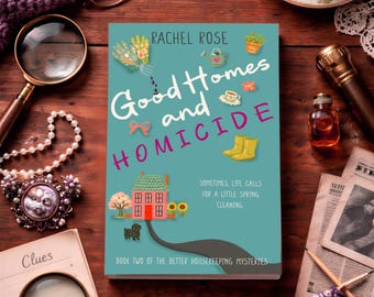 PRE ORDER-The Cozy Chapter Bundle – Signed Dark Cozy Mystery Paperback with Bookmark | Good Homes and Homicide-Book Two