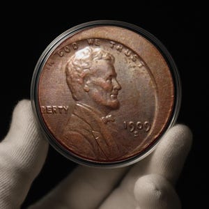 Moneda de un centavo Lincoln Wheat de 1909-S VDB • Moneda conmemorativa histórica estadounidense rara • Centavo de cobre antiguo • Réplica coleccionable estadounidense