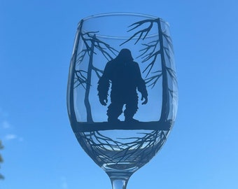 Bigfoot wine glass