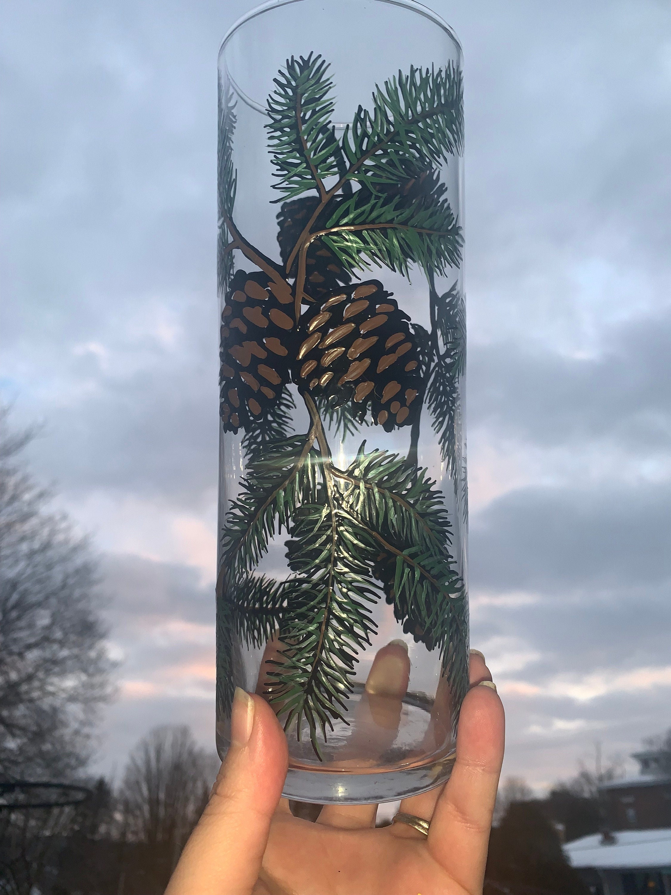 Pinecone and Sweet Gum Ball Vase Filler 