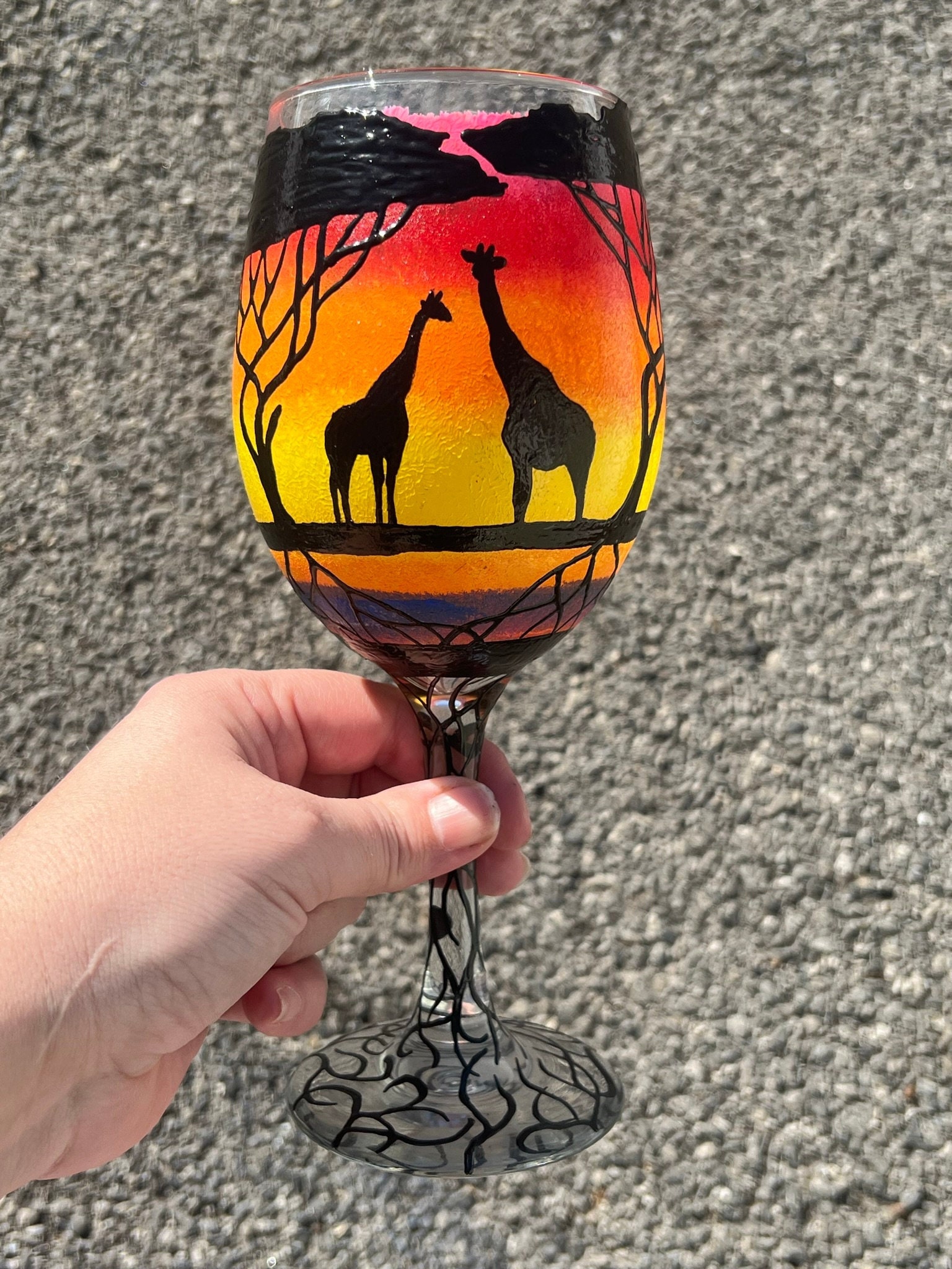 African Themed Glasses - Etsy