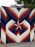 Waves of Valor 03272D - Printed Paper Quilt Pattern – Fourth of July / Americana Star Quilt product logo