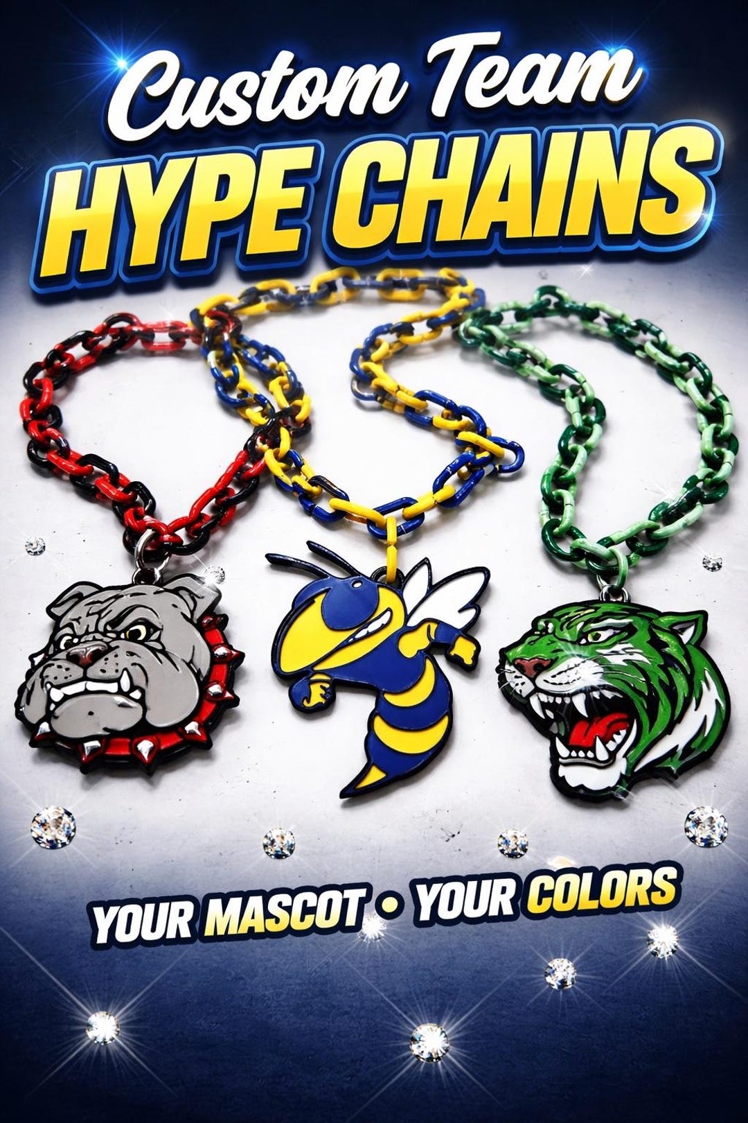 Custom Team Hype Chain - Etsy