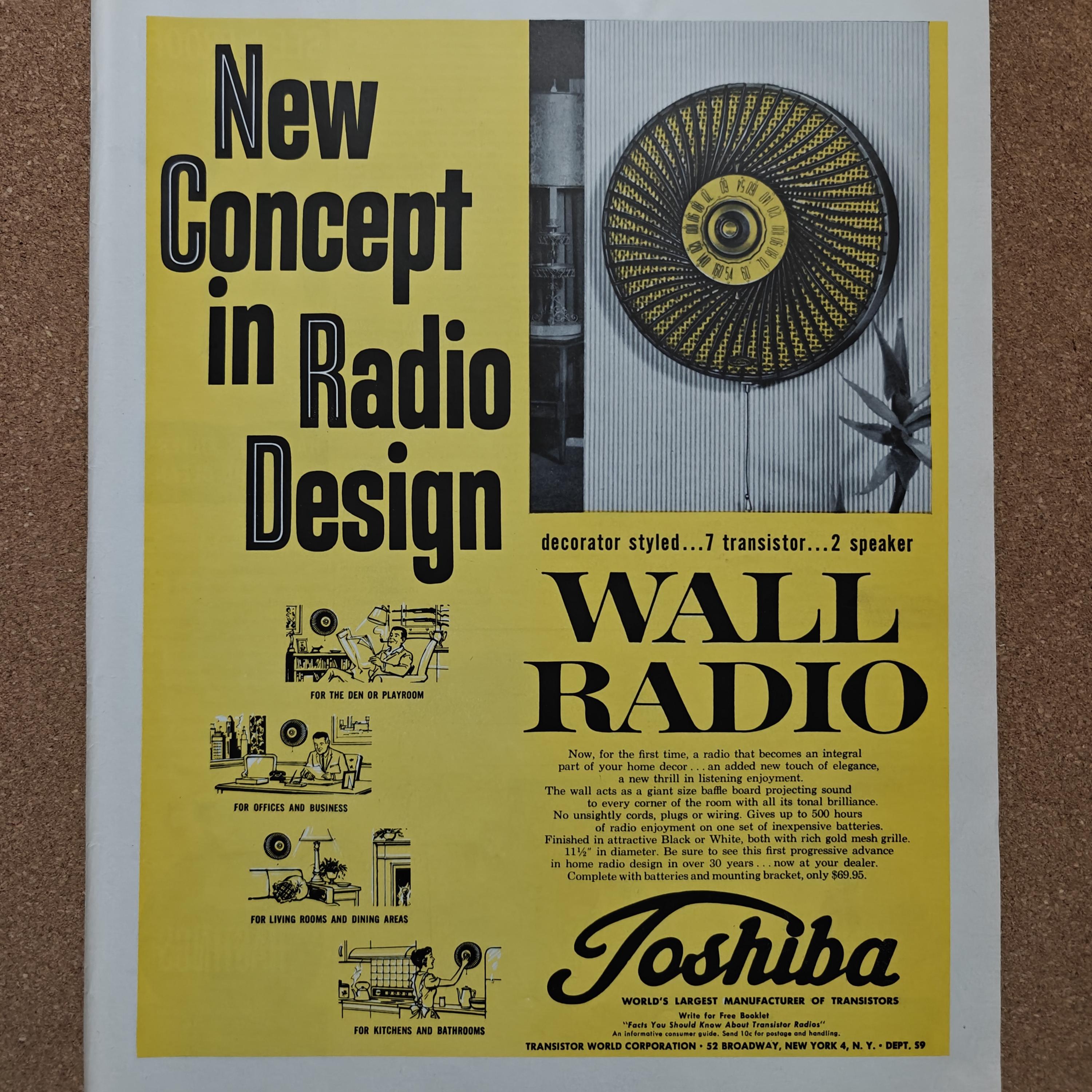 Toshiba Radio - Etsy
