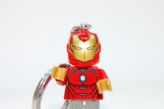 lego iron man keychain