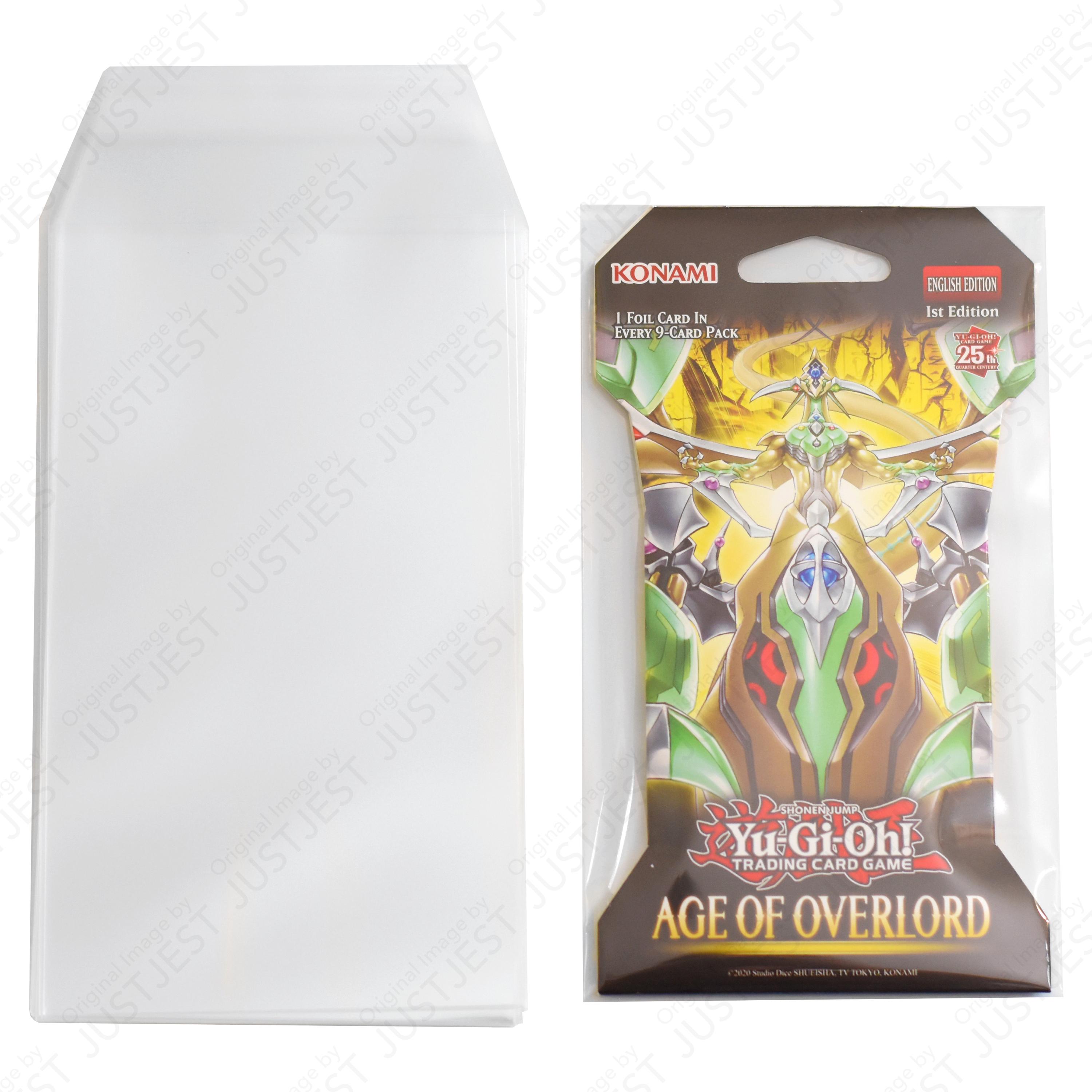 Sleeved Booster Pack Protective Sleeves - Self Sealing Clear View Sleeves -  Etsy