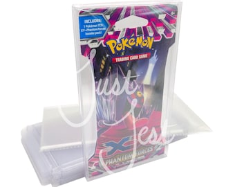 Protective Cases for Pokemon Sleeved Booster Packs w/ Sleeves (See Variations)