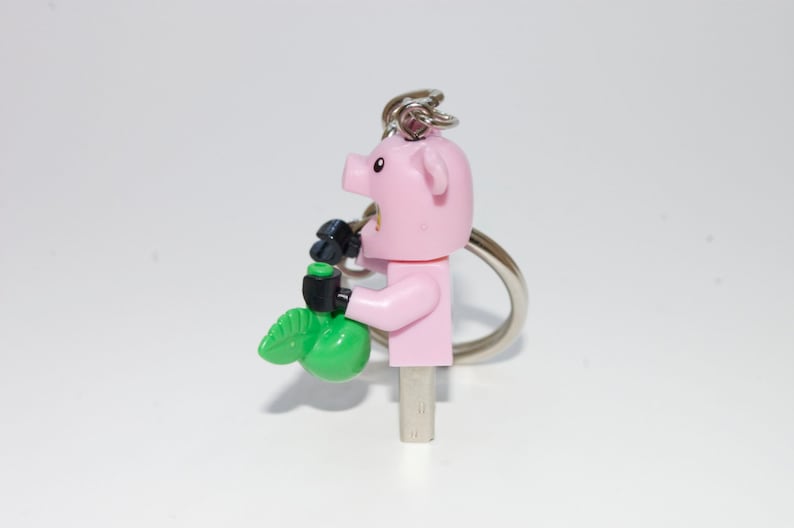 128GB Pig Suit Guy USB Flash Drive with Key Chain