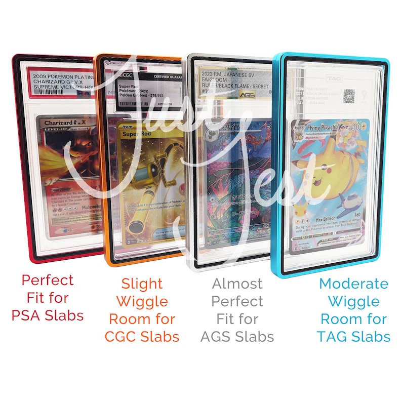 PSA - CGC - AGS - TaG Slab Protector Case - Metallic Aluminum Alloy - 10 Colors - Fast Ship image 2