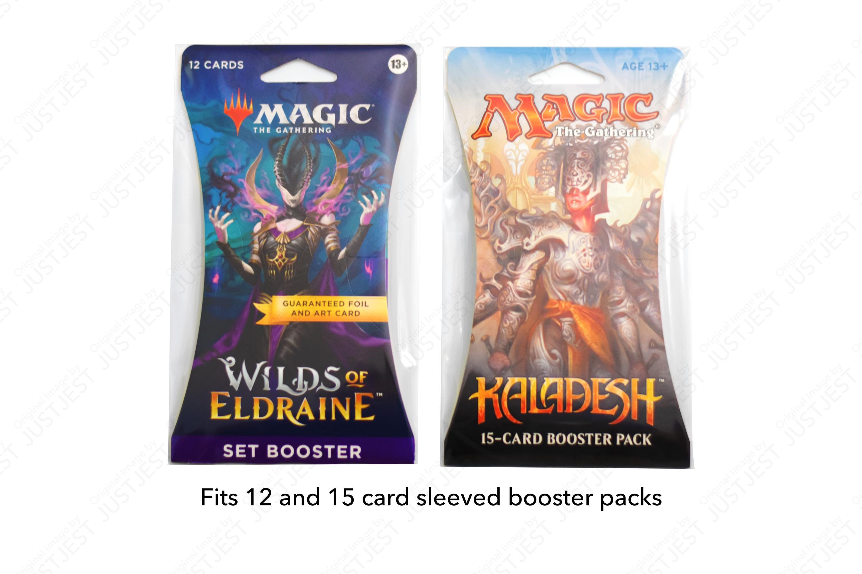 Sleeved Booster Pack Protective Sleeves - Self Sealing Clear View Sleeves -  Etsy