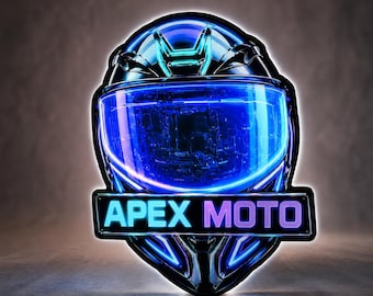 Letrero LED personalizado impreso en 3D, decoración iluminada para negocios.