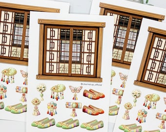 Hanbok Accessories Set | Scrapbooking and Journaling