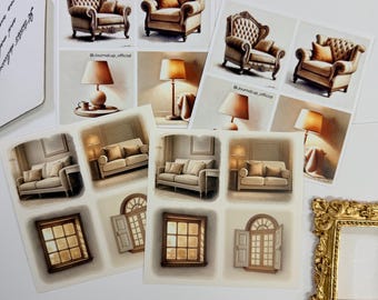 Cozy Living Room Objet | Scrapbooking and Journaling