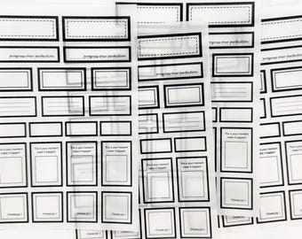 Vellum Labels | Scrapbooking and Journaling