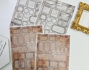Vintage Label | Scrapbooking and Journaling