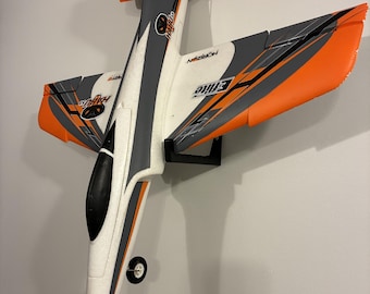 RC Airplane Wall Mount – Model Aircraft Display Hanger – Space Saving RC Plane Storage
