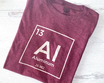 Aluminum Periodic Table T-shirt (Adult)