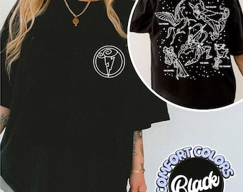 Retro Disney Hercules Constellations Shirt, Disney Greek Mythology, The Hero The Villain The Damsel The Friend The Trainer Tee, Vintage 90s