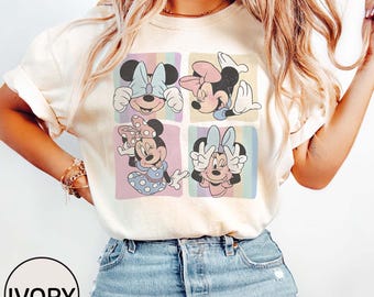Retro Minnie Maus Shirts, Disney Magic Kingdom Shirt, Minnie Maus Trip Shirt, Familienurlaub Shirt, Vintage Disney Shirt 2025
