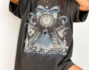 Retro Meet Me At Midnight shirt Assepoester, shirt Disney Princess, shirt Assepoester, T-shirt Assepoester prinses, shirt Disney Girl Trip 2026, shirt Magic Kingdom