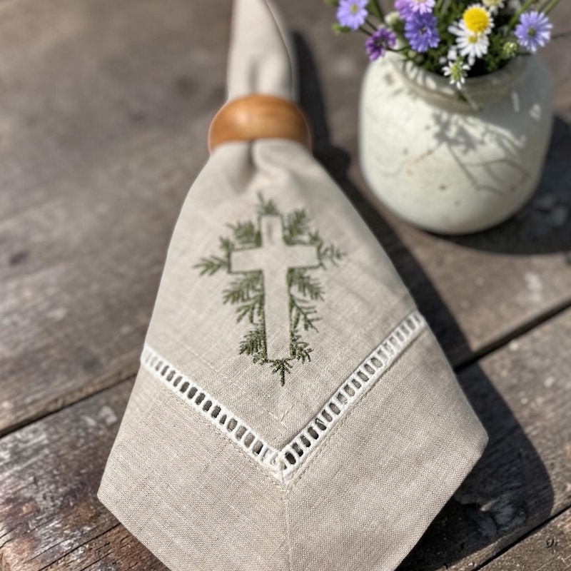 Communion Lunch Christian Table Napkins - Etsy