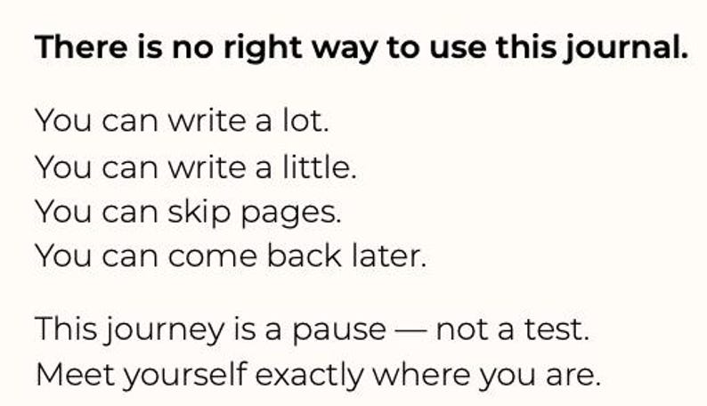 The Reset Journey | A Gentle Guided Journal for Healing, Reflecting ...