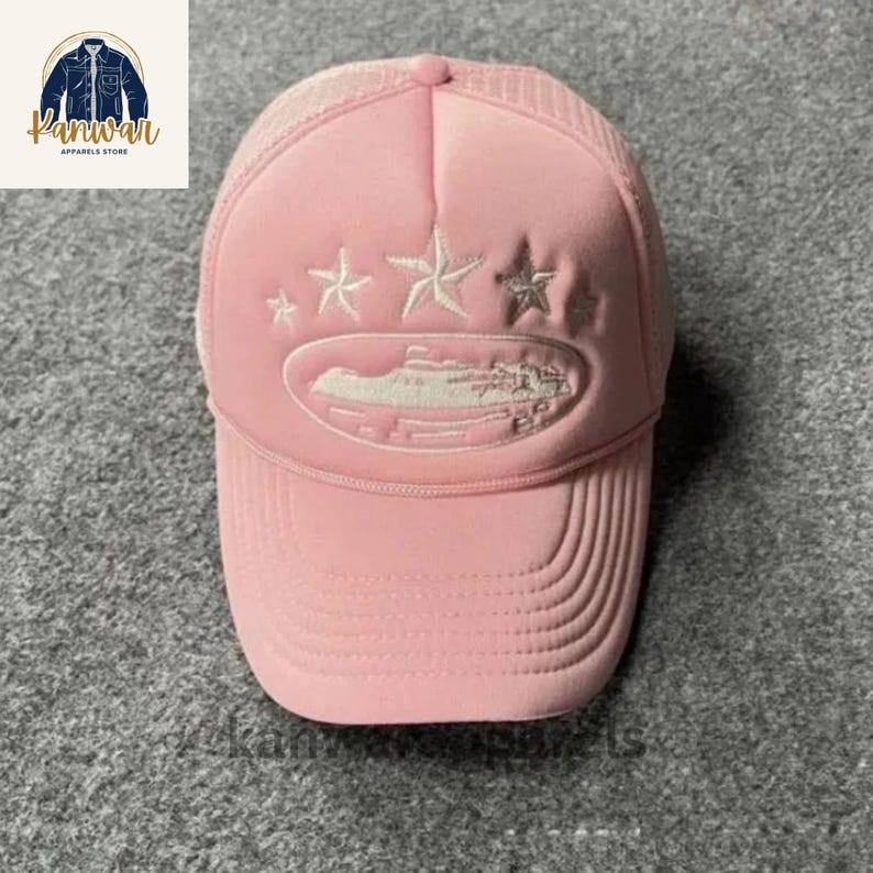 Gorra de camionero inspirada en Corteiz – Gorra de malla bordada – Gorra unisex ajustable imagen 7