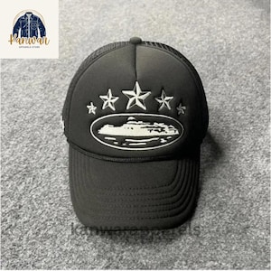 Gorra de camionero inspirada en Corteiz – Gorra de malla bordada – Gorra unisex ajustable imagen 2