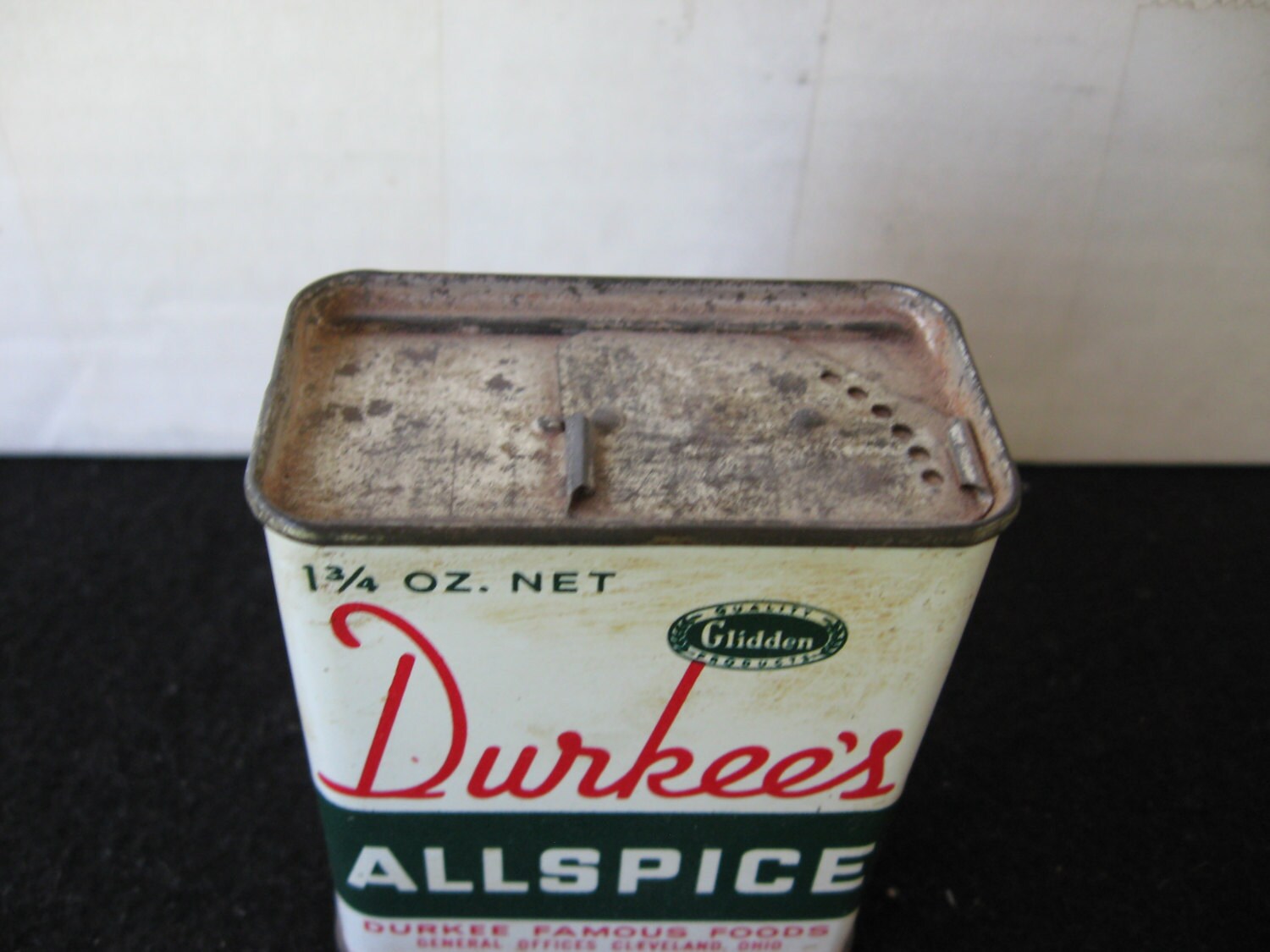 Vintage Collectible Durkee's Allspice Spice Tin Etsy