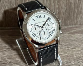 White Michael Kors Chronograph Men’s Watch With New Battery